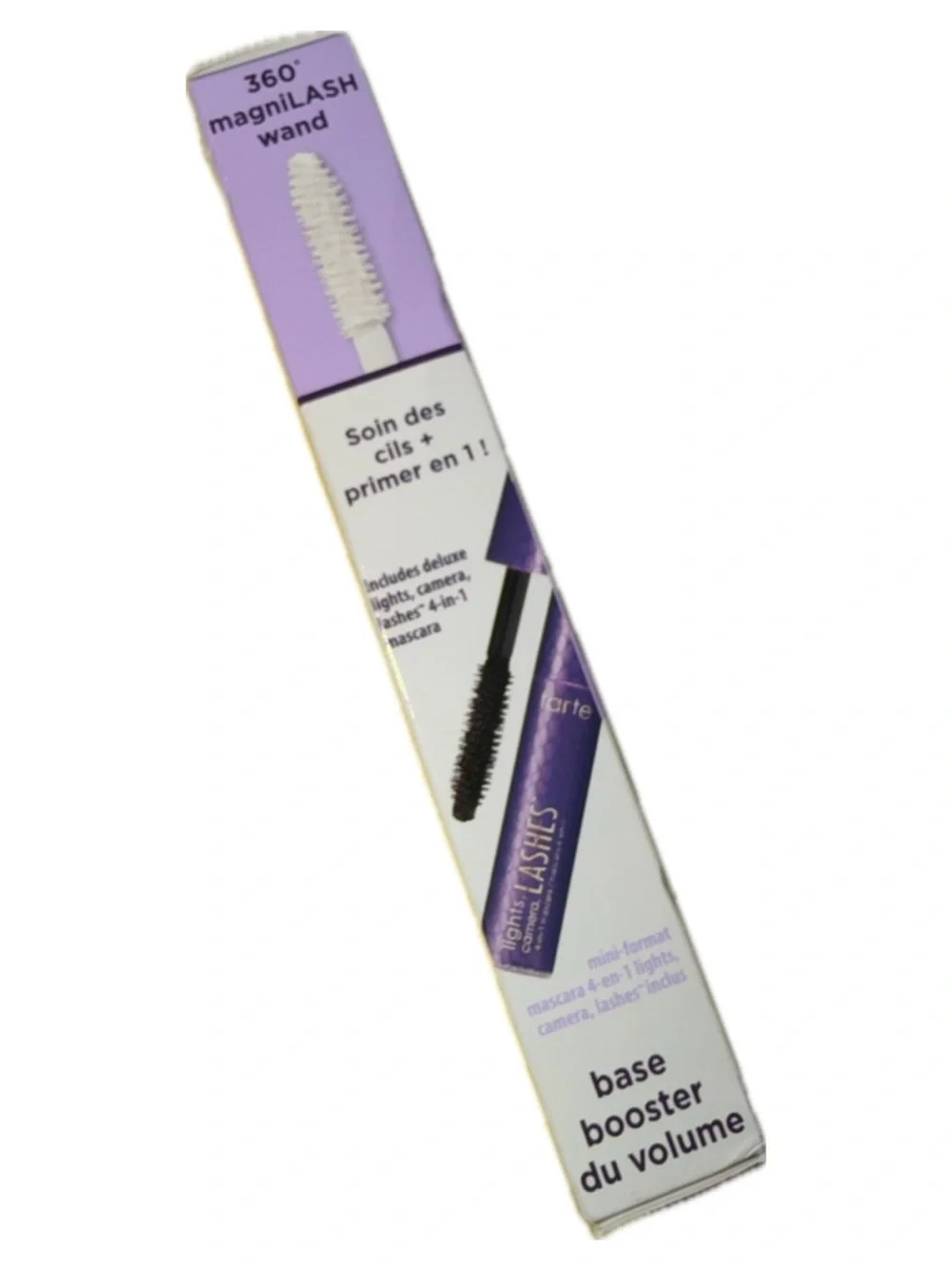 tarte Opening Act Lash Primer — White in Lavender Packaging
